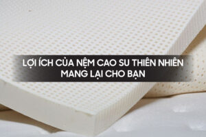 Loi ich cua nem cao su thien nhien mang lai cho ban