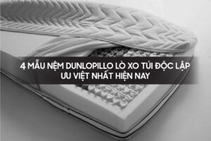 4 Mau nem Dunlopillo Lo xo tui doc lap uu viet nhat hien nay