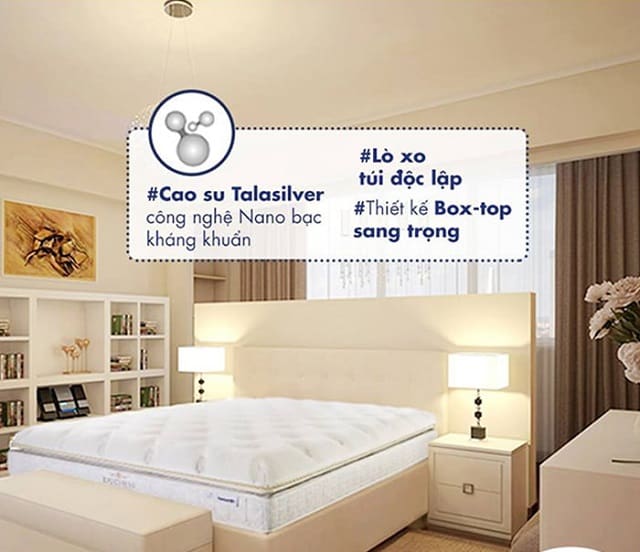 Nệm Dunlopillo có chính sách bảo hành tốt