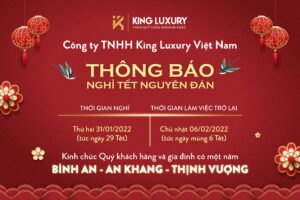 King Luxury thông báo nghỉ tết