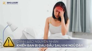 Cách khắc phục đau đầu sau khi ngủ dậy