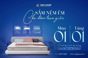 Nệm Dunlopillo khuyến mãi tháng