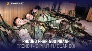 PHƯƠNG PHÁP NGỦ NHANH TRONG 1 2 PHÚT TỪ QUÂN ĐỘI