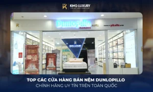 TOP CÁC CỬA HÀNG BÁN NỆM DUNLOPILLO CHÍNH HÃNG UY TÍN TRÊN TOÀN QUỐC