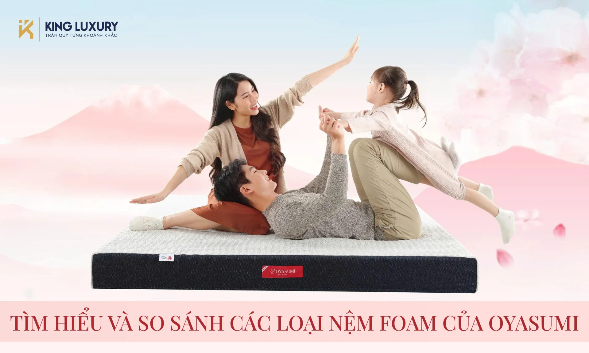 TÌM HIỂU VÀ SO SÁNH CÁC LOẠI NỆM FOAM CỦA OYASUMI (1)