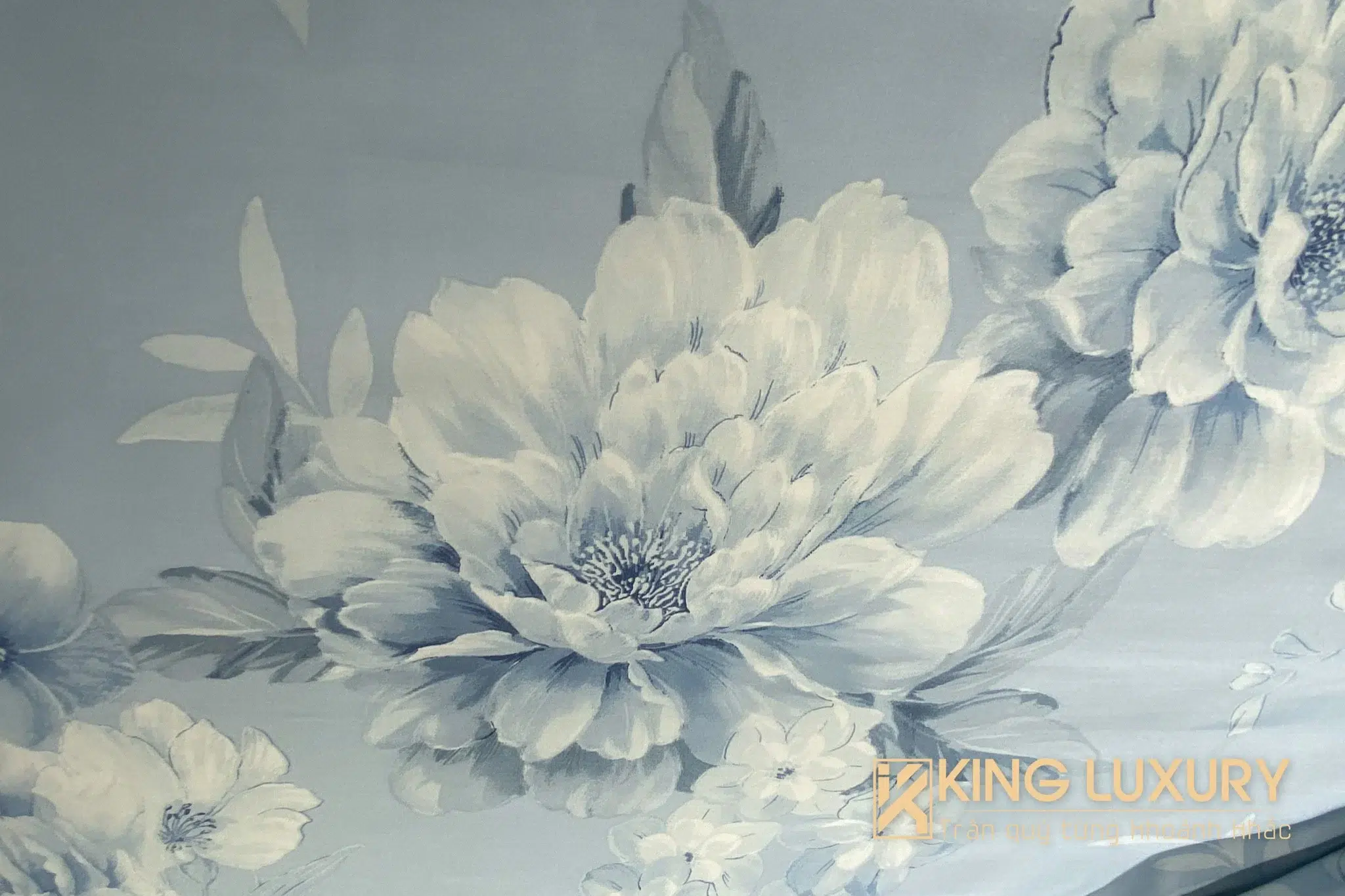 Tencel Pro Mẫu Đơn Xanh