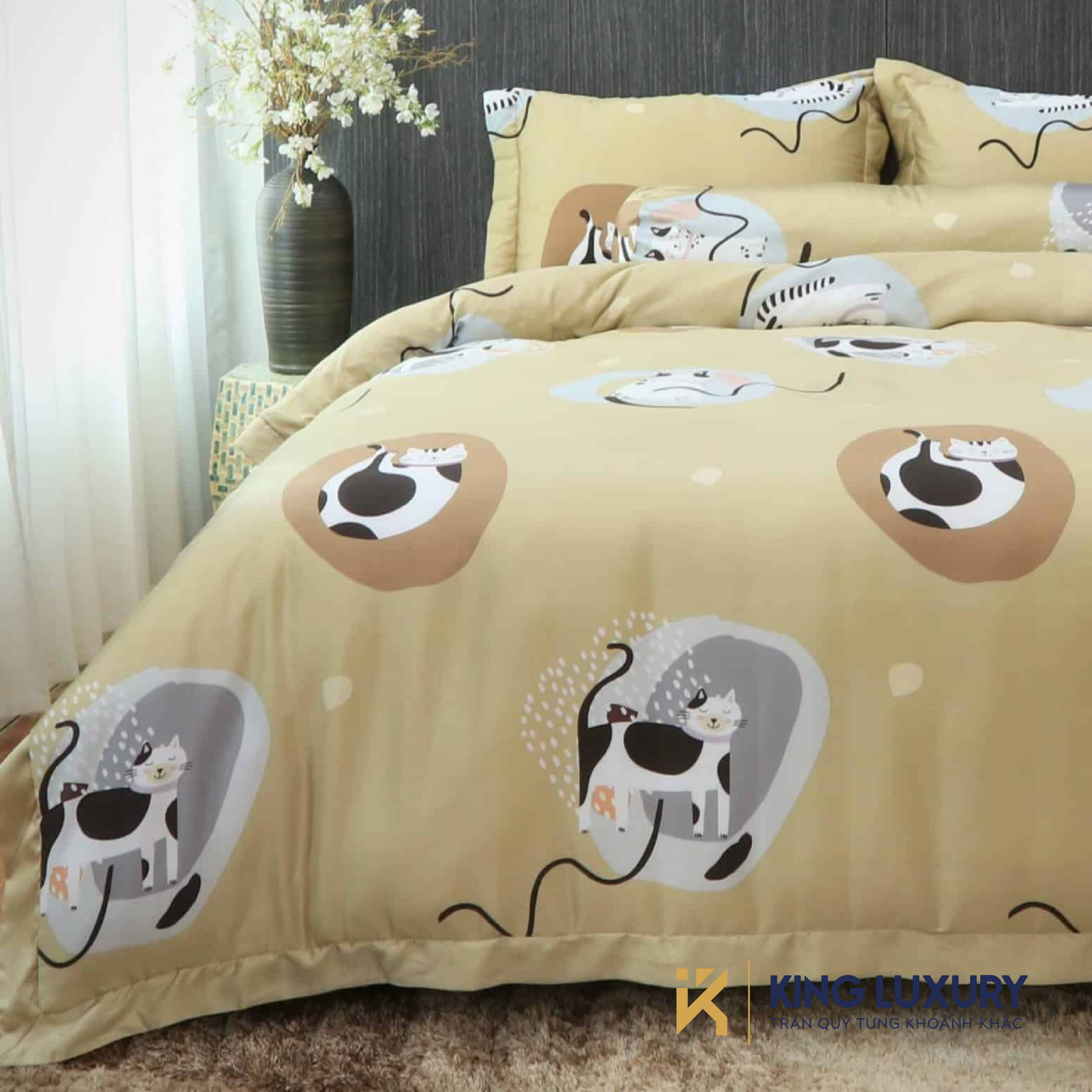 Bo chan ga katakura tencel meo dom de thuong